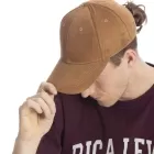 Berretto di velluto cioccolato CASQVEL