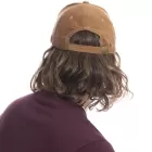 Berretto di velluto cioccolato CASQVEL