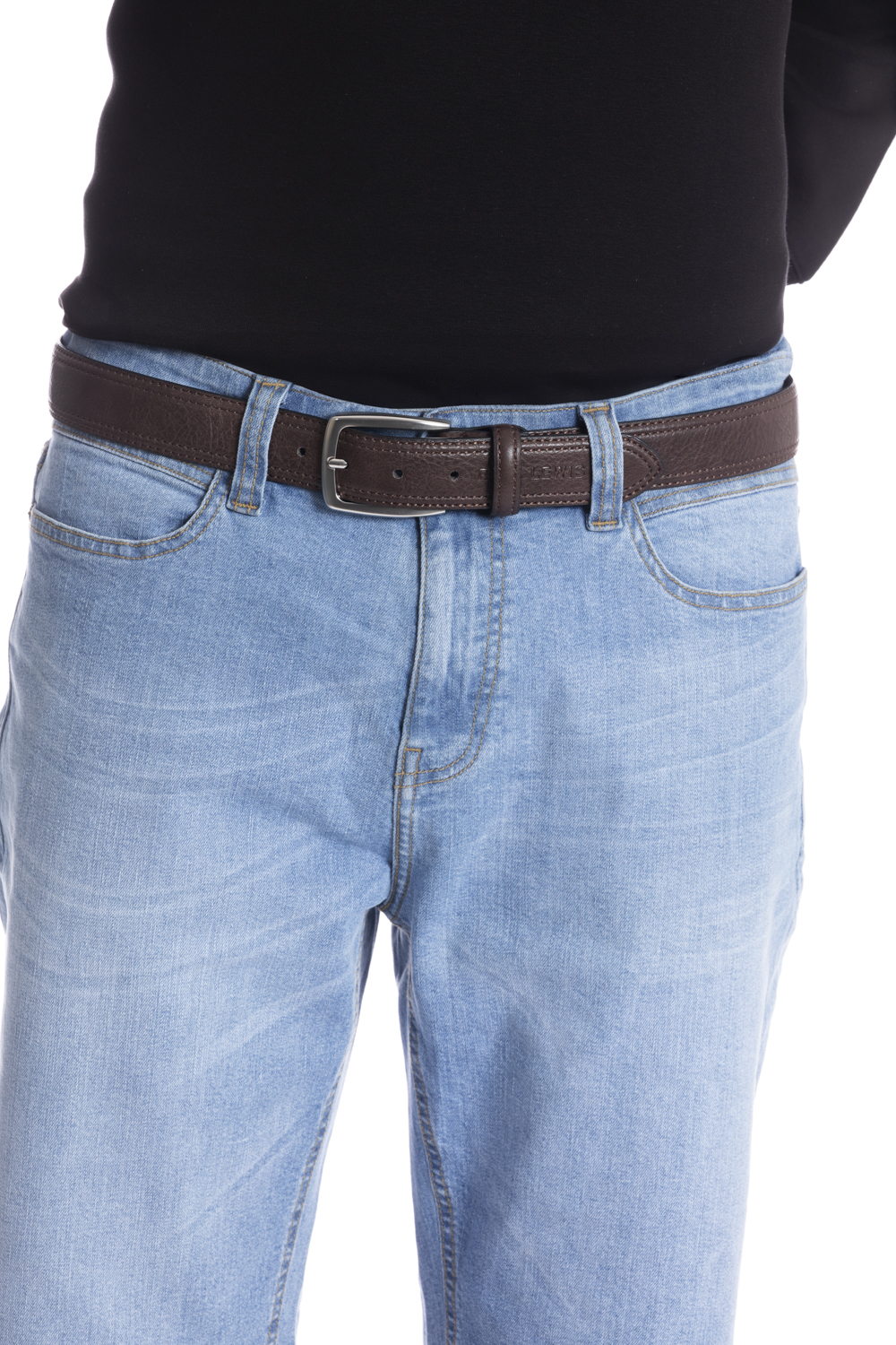 Boucle De Ceinture VaModa 'Vidon' 4cm (40mm) - Argent, Pour Ceinture De 4cm De Large, Interchangeable Homme/Femme - 10