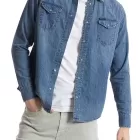 Camicia in denim western fit FURY