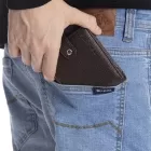 Porta carte + monete marroni PORTEC1