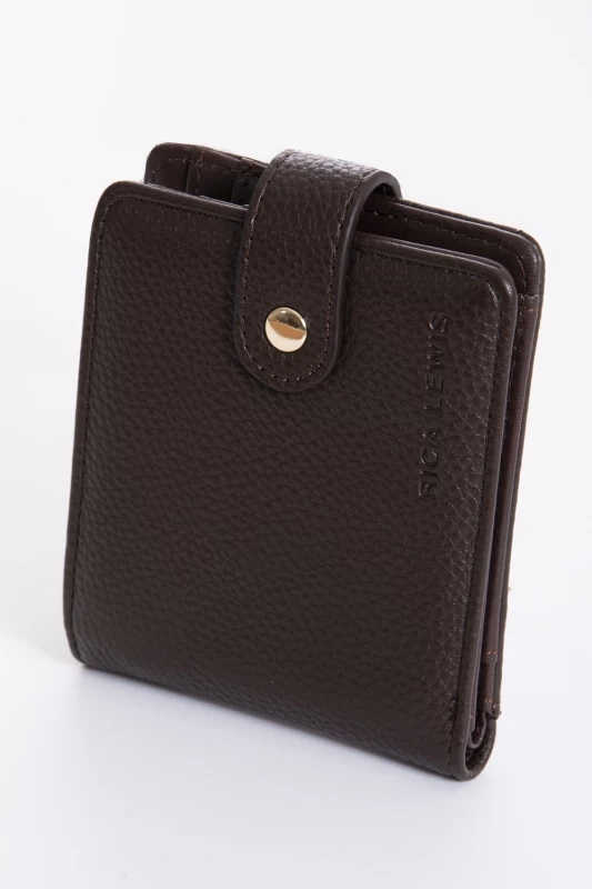Porta carte + monete marroni PORTEC1