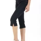 GLENDA slim push-up cropped pants in raw denim