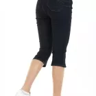 GLENDA slim push-up cropped pants in raw denim