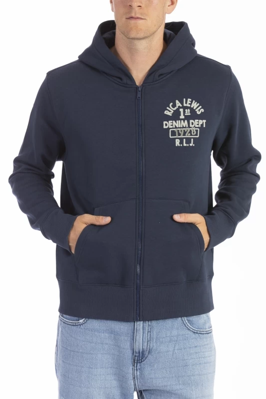 Sweat zippé à capuche DJANGO