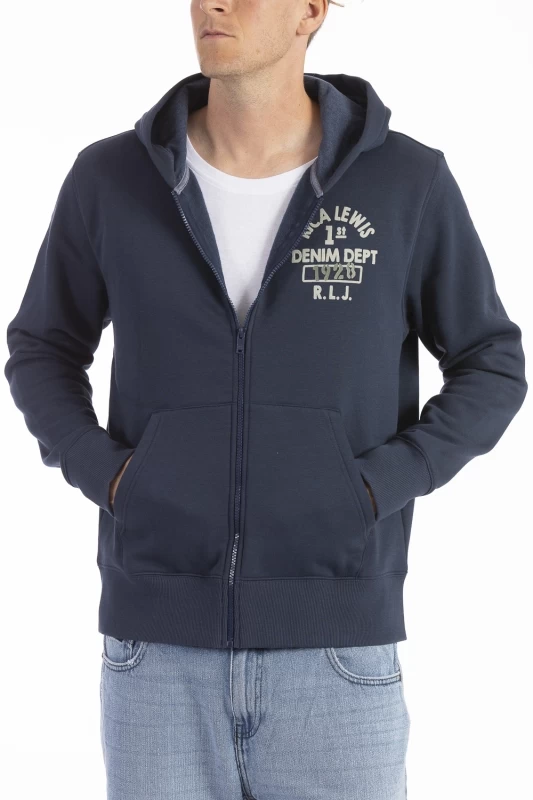 Sweat zippé à capuche DJANGO