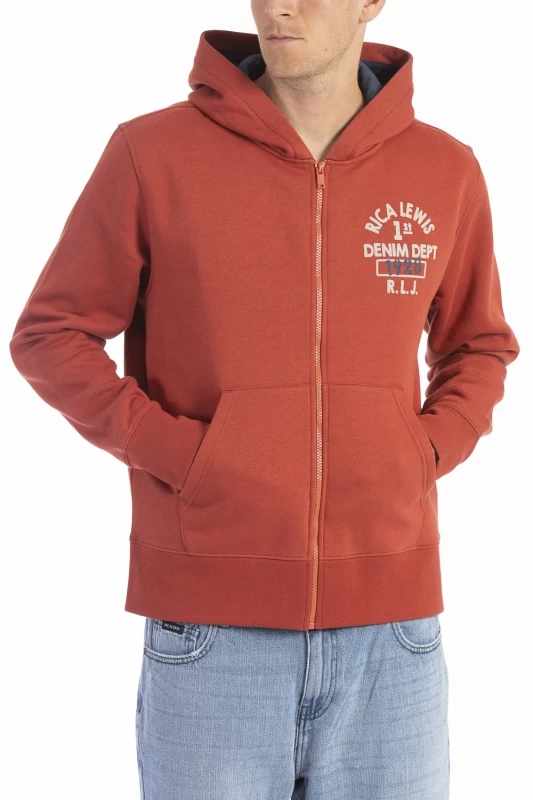 Sweat zippé à capuche DJANGO