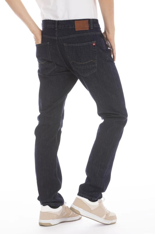 Jeans 5 poches brut coupe droite ARKON1 longueur 30cm