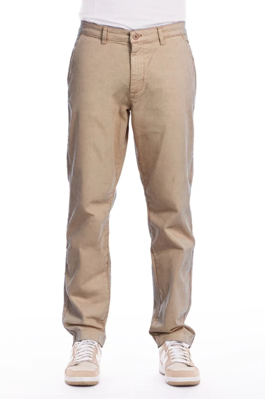 Stretch blue gabardine chino CHINO 
