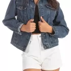 Veste en denim stone washed JINNY