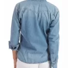 Chemise en denim bleached ROMMY