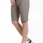 Relaxed Bermuda shorts in GENESYX straight cut cotton canvas