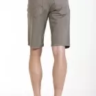Relaxed Bermuda shorts in GENESYX straight cut cotton canvas