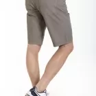 Relaxed Bermuda shorts in GENESYX straight cut cotton canvas